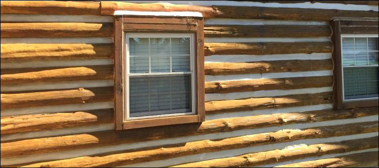 Log Home Whole Log Replacement  Surry County, Virginia